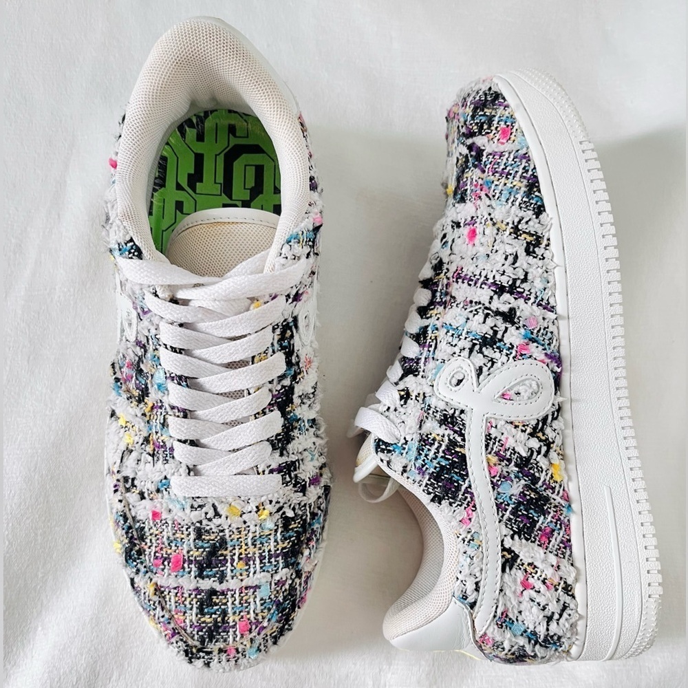 John Geiger GF-01*LIMITED EDITION*tweed boucle sneakers